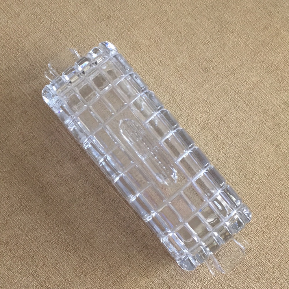 RARE Vintage Heisey Victorian Clear 1/4 Pound Covered Butter Dish with Handles - Picture 2 of 8